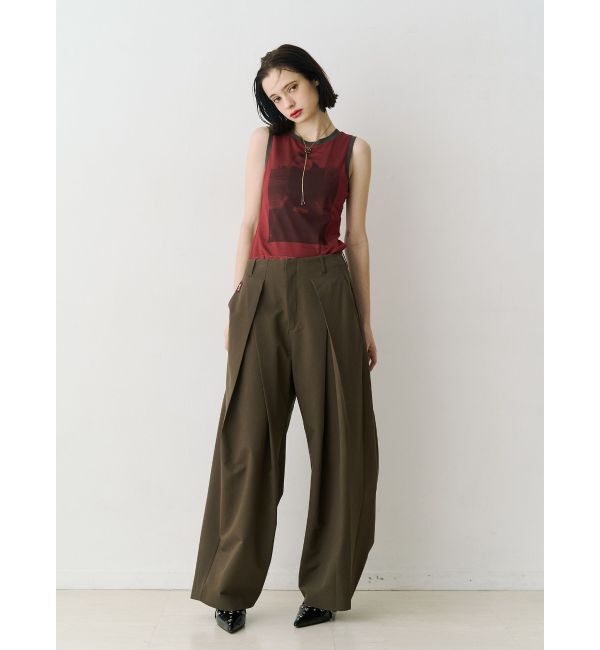 jouetie「【PosTokyo】ワイドスラックス【セットアップ対応】」|スラックス|