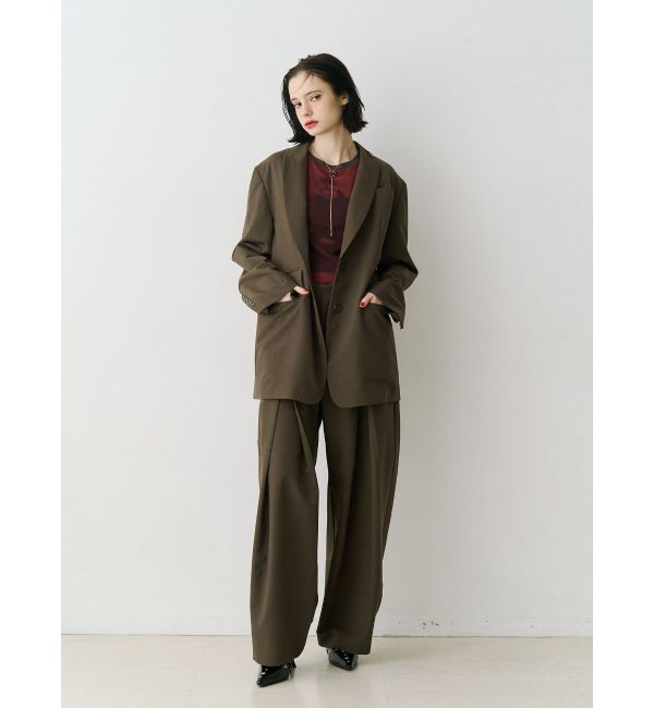 jouetie「【PosTokyo】ワイドスラックス【セットアップ対応】」|スラックス|