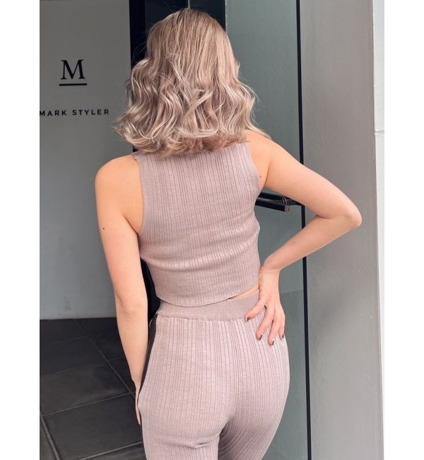 GYDA「サイドラインニットタンクトップ【SETUP着用可】」|ニット・セーター|