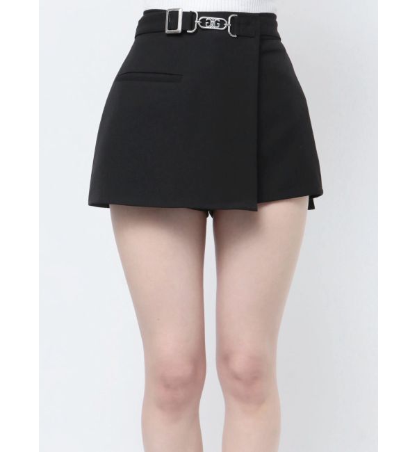 GYDA「Symmetry GYDAラップスカートライクショートパンツ」|スカート|