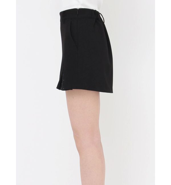 GYDA「LINING ラインストーンスカートライクショートパンツ【SETUP着用可】」|スカート|