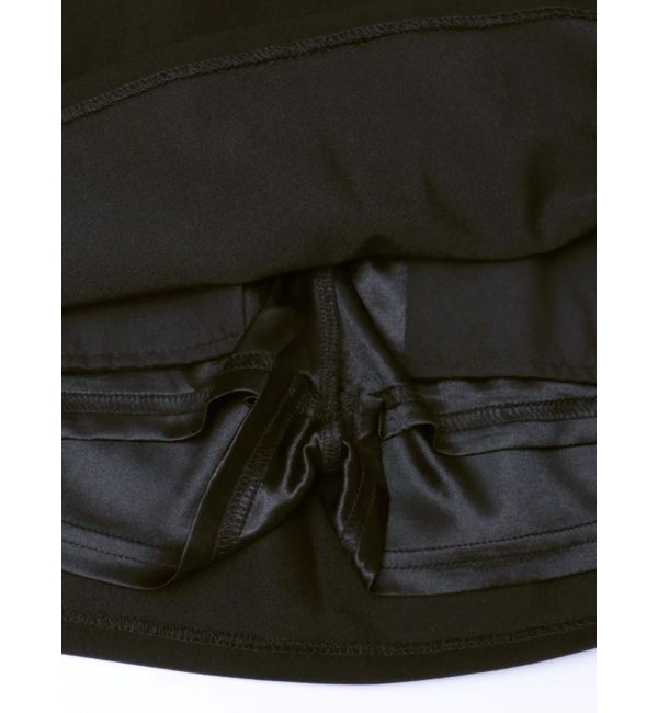 GYDA「LINING ラインストーンスカートライクショートパンツ【SETUP着用可】」|スカート|