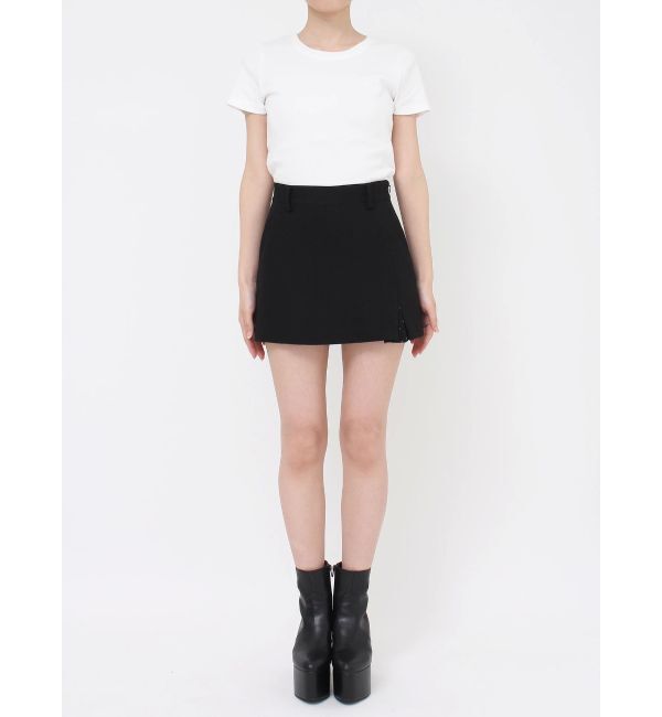 GYDA「LINING ラインストーンスカートライクショートパンツ【SETUP着用可】」|スカート|