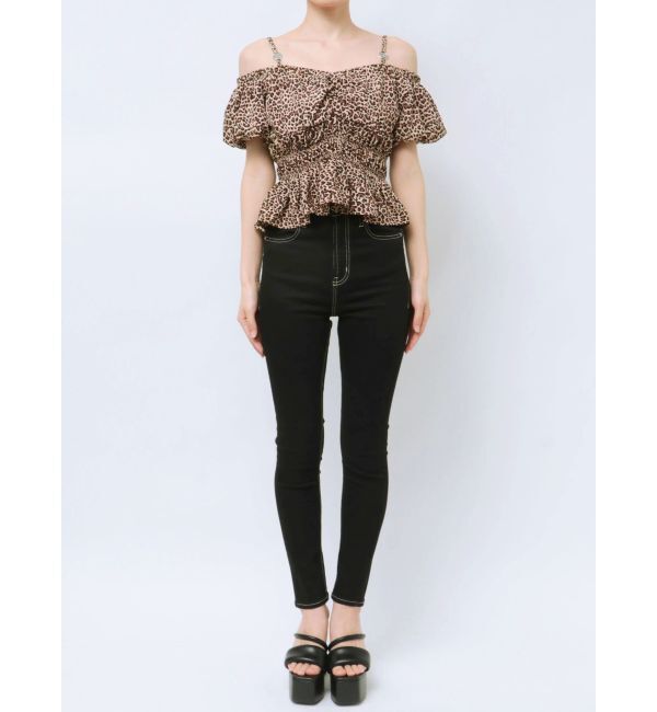 GYDA「GDチャームオフショルブラウス」|シャツ・ブラウス|