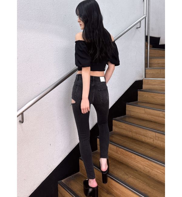 GYDA「bijou バックルブラウス」|シャツ・ブラウス|