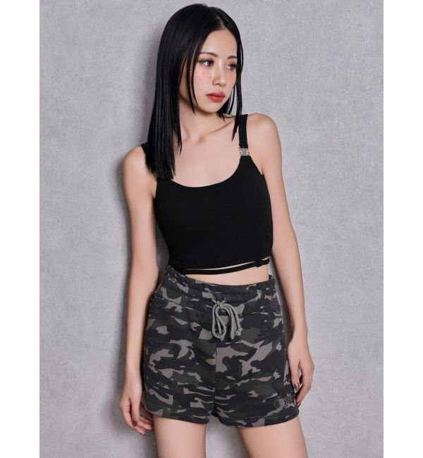 GYDA「Symmetry GYDAウエストバインダービスチェ」|キャミソール|ブラック