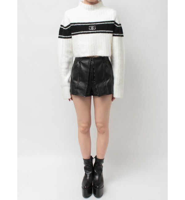 GYDA「SymmetryGYDAリブニットトップス」|ニット・セーター|