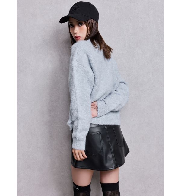 GYDA「Symmetry GYDA jacquardニットトップス」|ニット・セーター|