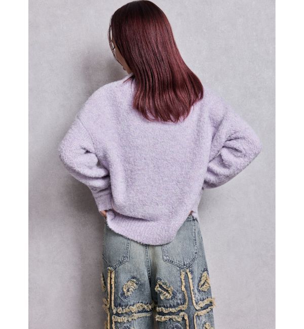 GYDA「Symmetry GYDA jacquardニットトップス」|ニット・セーター|