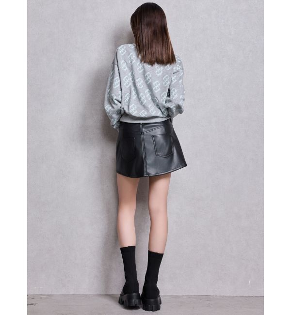 GYDA「GG pattern bijouスウェットトップス」|スウェット・ジャージ|