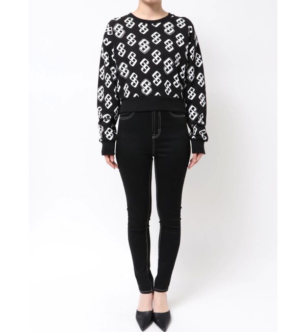 GYDA「GG pattern bijouスウェットトップス」|スウェット・ジャージ|