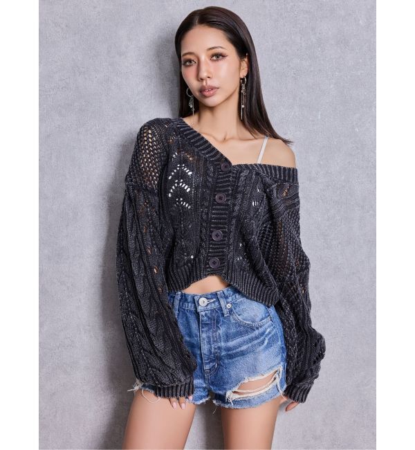 GYDA「JEYSUS Imitation pearl GGフープピアス」|ピアス|