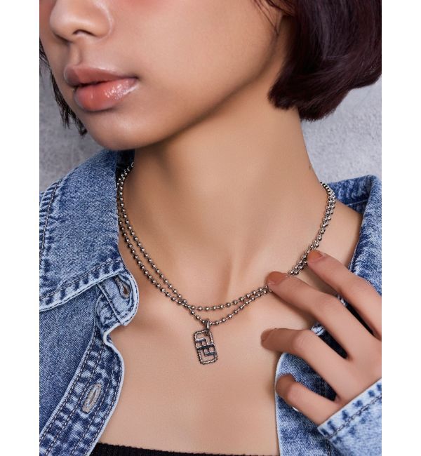 GYDA「JEYSUS Imitation pearl GGネックレス」|ネックレス|