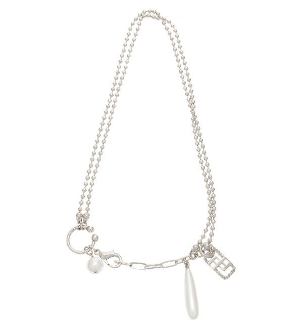 GYDA「JEYSUS Imitation pearl GGネックレス」|ネックレス|