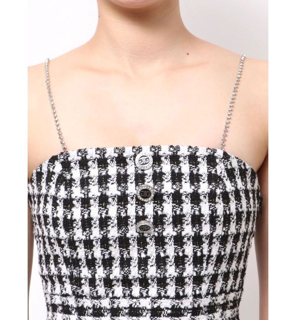 GYDA「Symmetry GYDAラメツイードワンピース」|ワンピース|