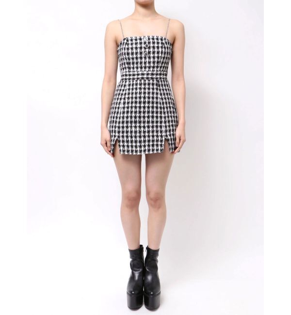 GYDA「Symmetry GYDAラメツイードワンピース」|ワンピース|