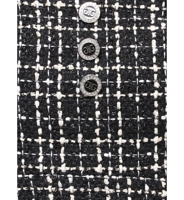 GYDA「Symmetry GYDAラメツイードワンピース」|ワンピース|