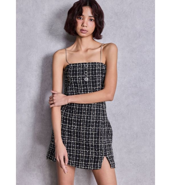 GYDA「Symmetry GYDAラメツイードワンピース」|ワンピース|