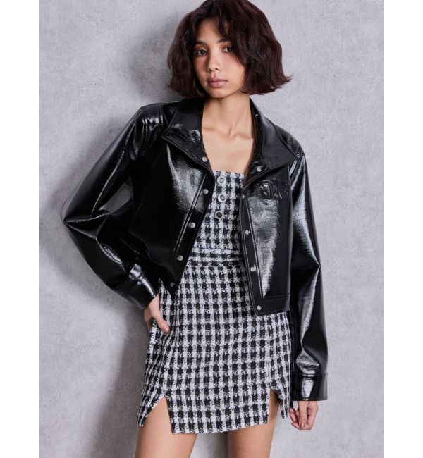 GYDA「Symmetry GYDAラメツイードワンピース」|ワンピース|