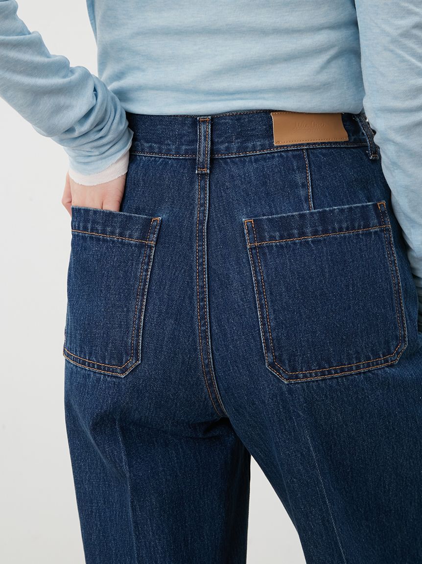 Mila Owen「パッチポケットデザインシガレットデニム」|デニム|