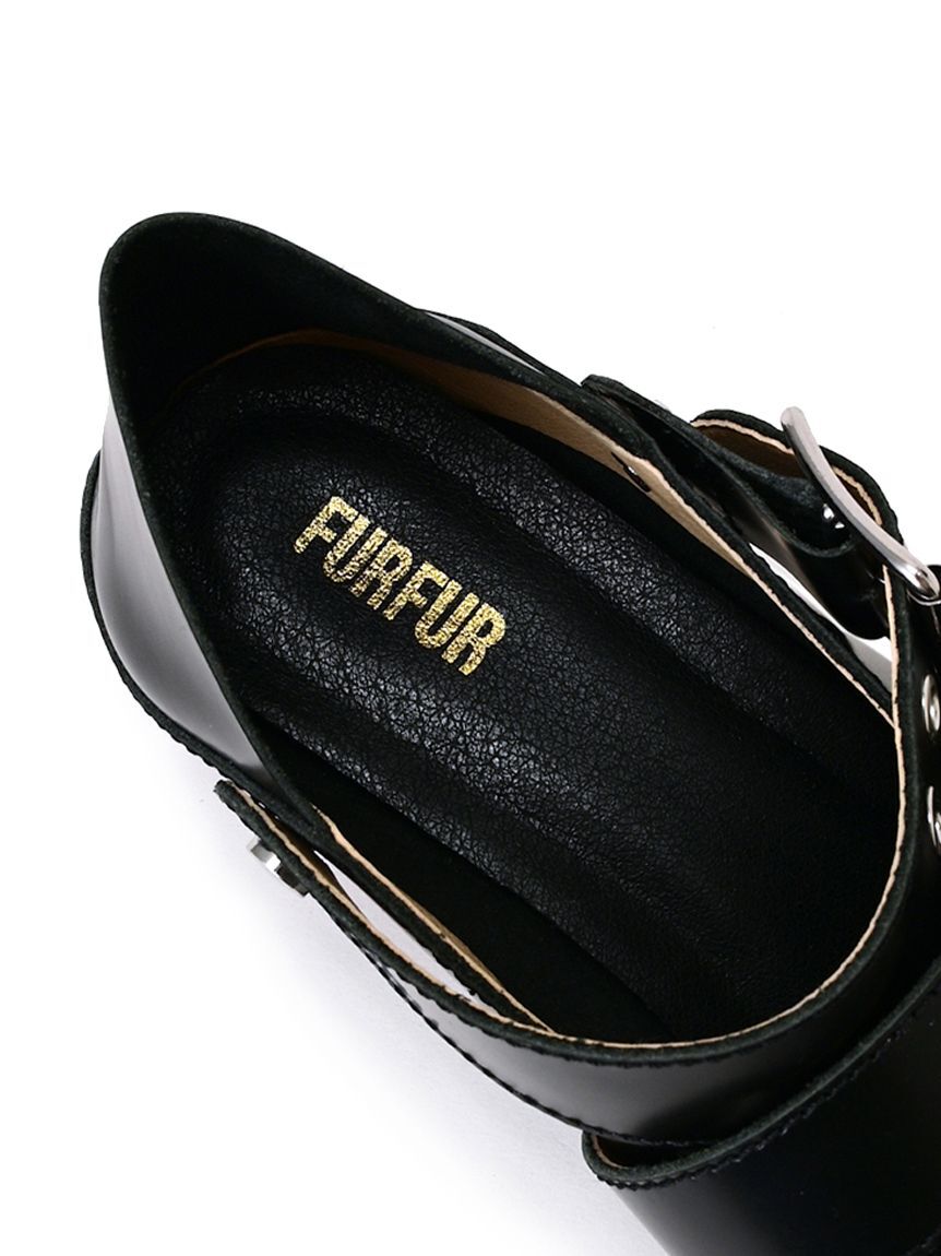 FURFUR「【WEB限定カラー】ダブルストラップバブーシュ」|パンプス|