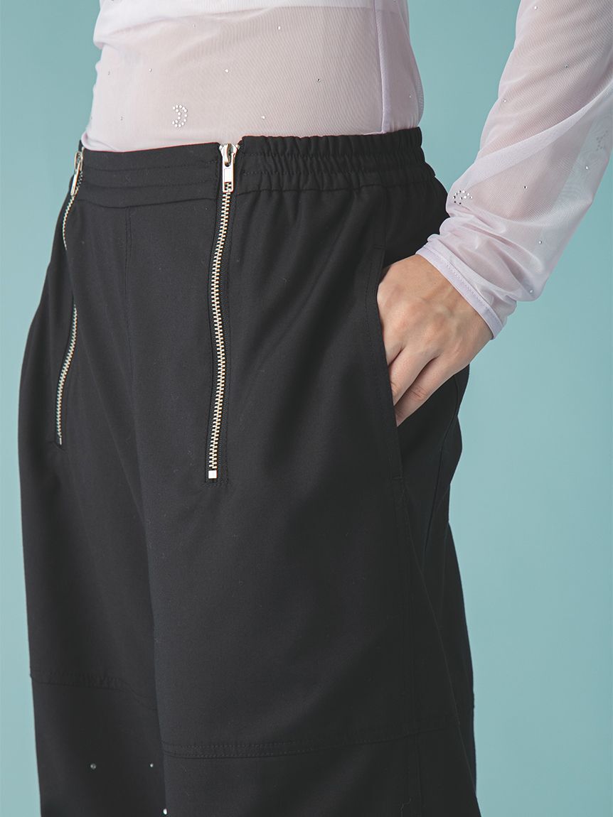 FURFUR「ビジュー付きワークパンツ」|チノ|