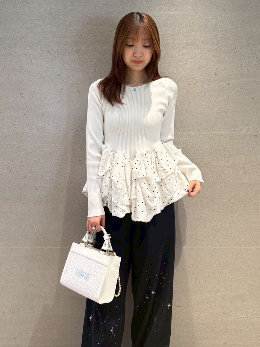 FURFUR「【限定カラー】ツイードロゴトートバッグ」|トートバッグ|