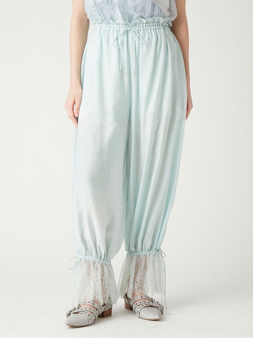 FURFUR「レーストリムドロストパンツ」|チノ|