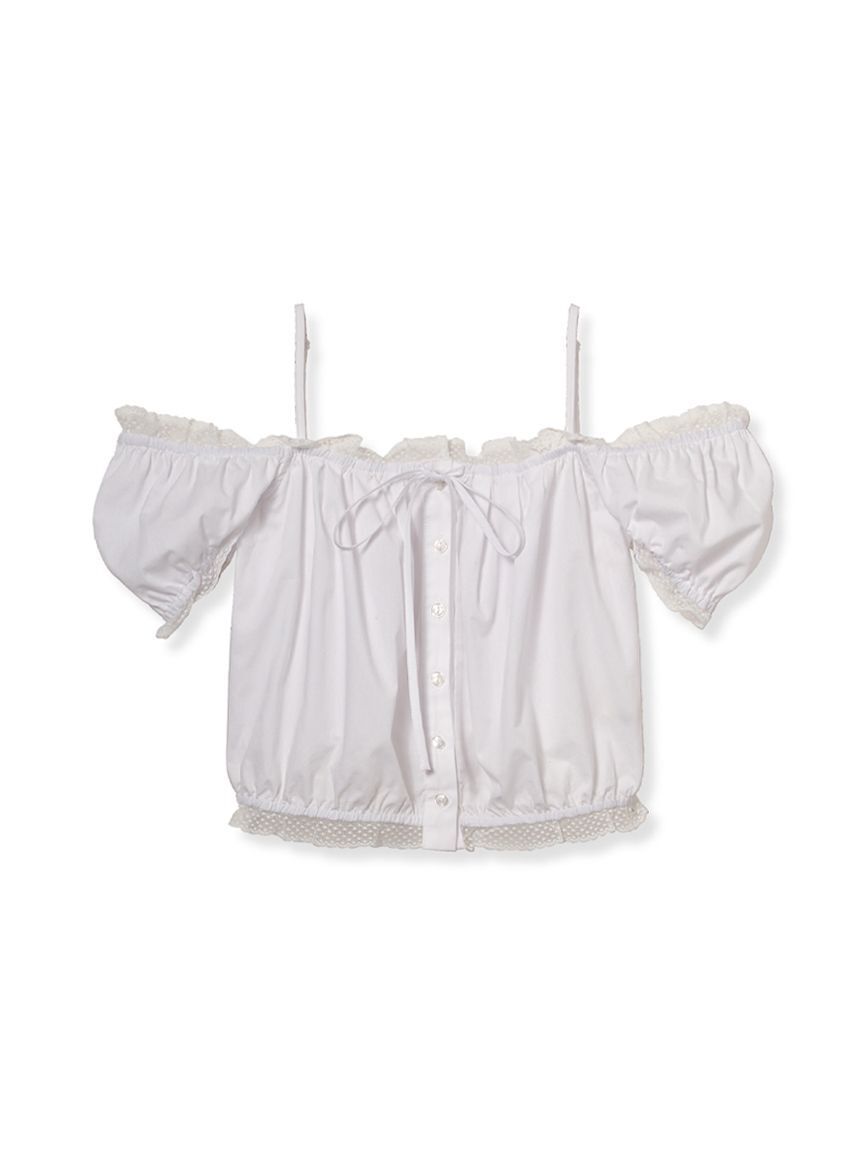 FURFUR「【WEB限定カラー】パフスリーブギャザーブラウス」|シャツ・ブラウス|