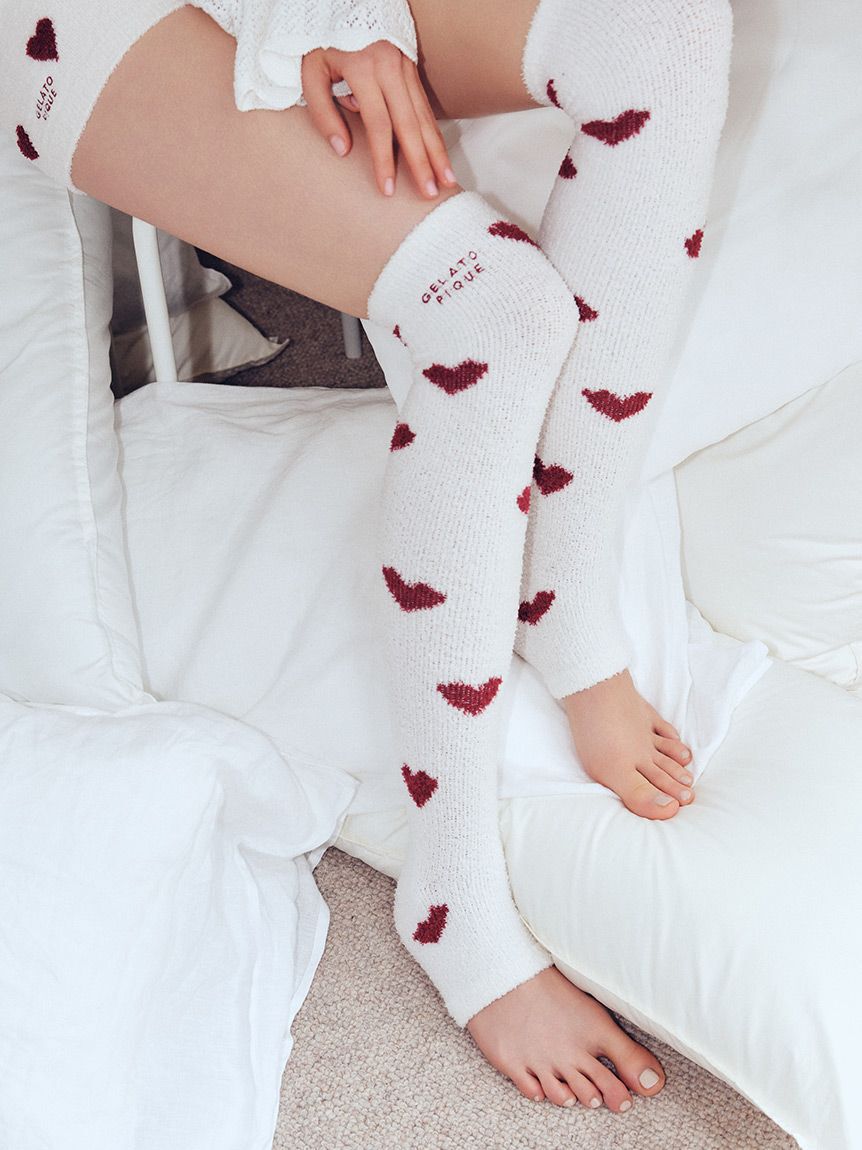 gelato pique Sleep「【ONLINE限定】【Sleep】ハート柄着圧ソックス」|その他|OWHT