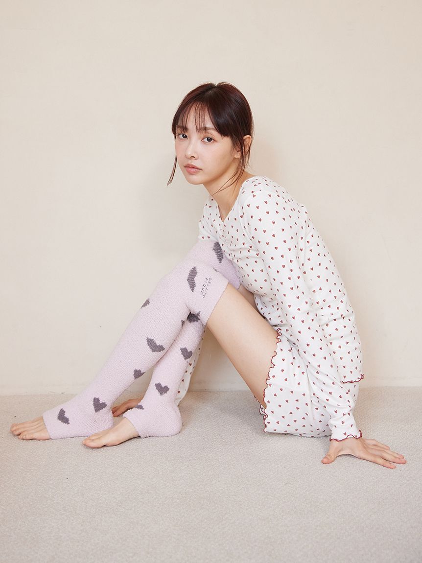 gelato pique Sleep「【ONLINE限定】【Sleep】ハート柄着圧ソックス」|その他|