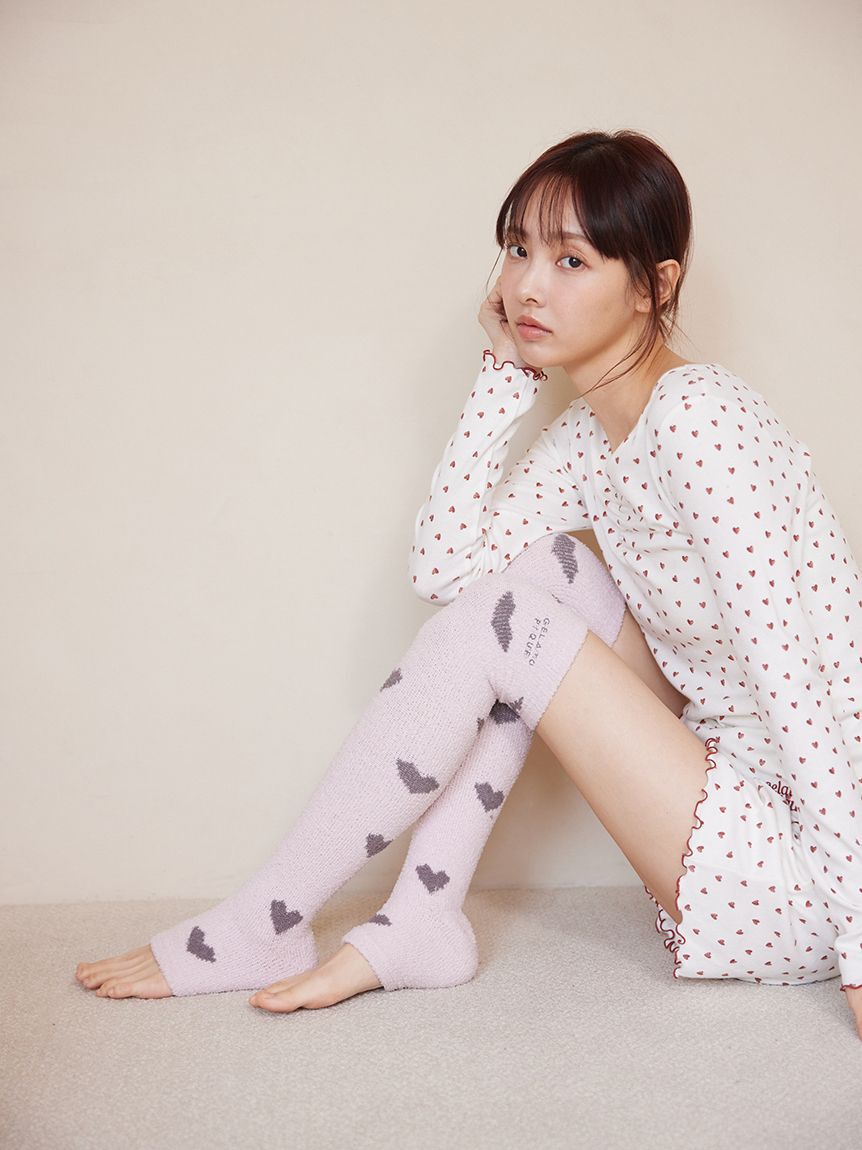 gelato pique Sleep「【ONLINE限定】【Sleep】ハート柄着圧ソックス」|その他|