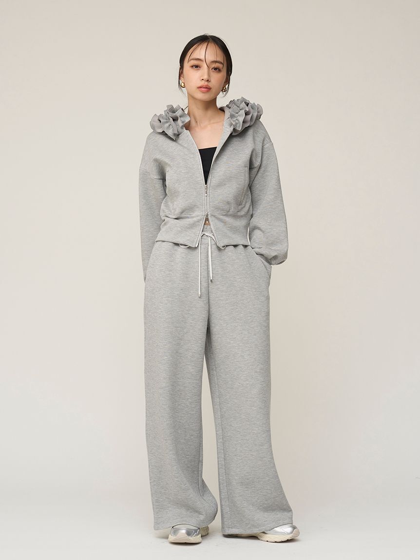 SNIDEL「ボンディングロングパンツ」|チノ|