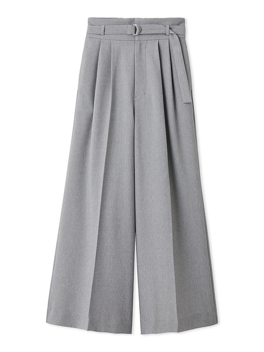 SNIDEL「スタイルアップベルティッドワイドパンツ」|チノ|