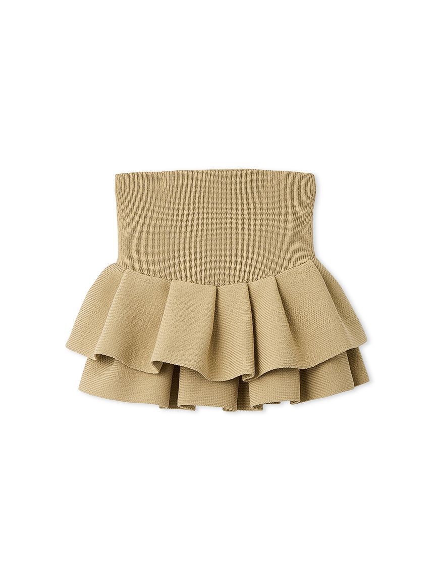 FRAY I.D「ランダムペプラムニットベアトップス」|ニット・セーター|