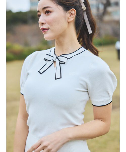 CELFORD「【CELFORD GOLF】ロゴポイントボウタイニットプルオーバ」|その他|OWHT