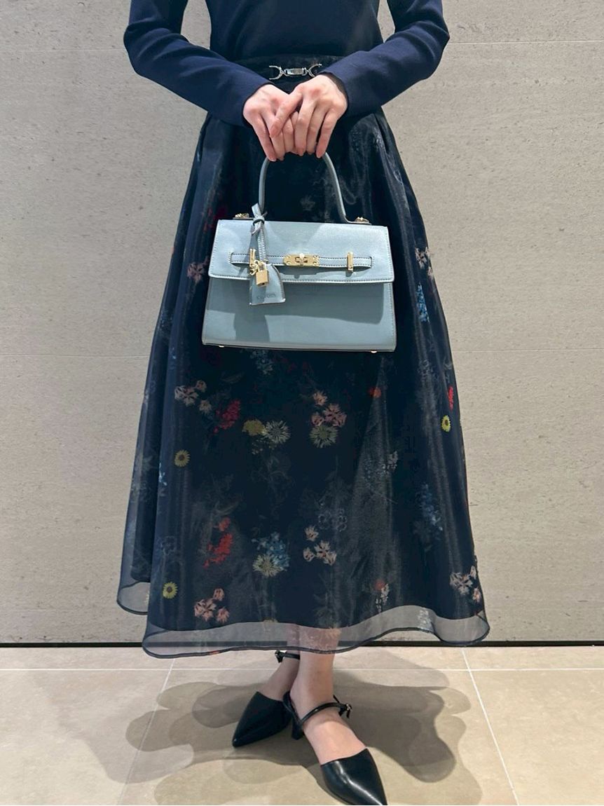 CELFORD「レイヤードフラワープリントスカート」|スカート|