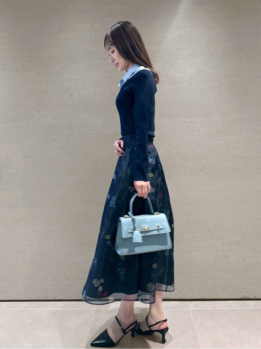 CELFORD「レイヤードフラワープリントスカート」|スカート|