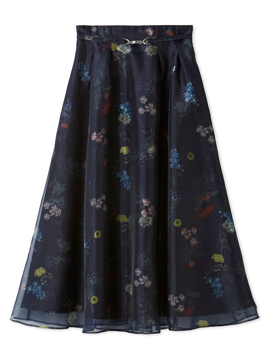 CELFORD「レイヤードフラワープリントスカート」|スカート|