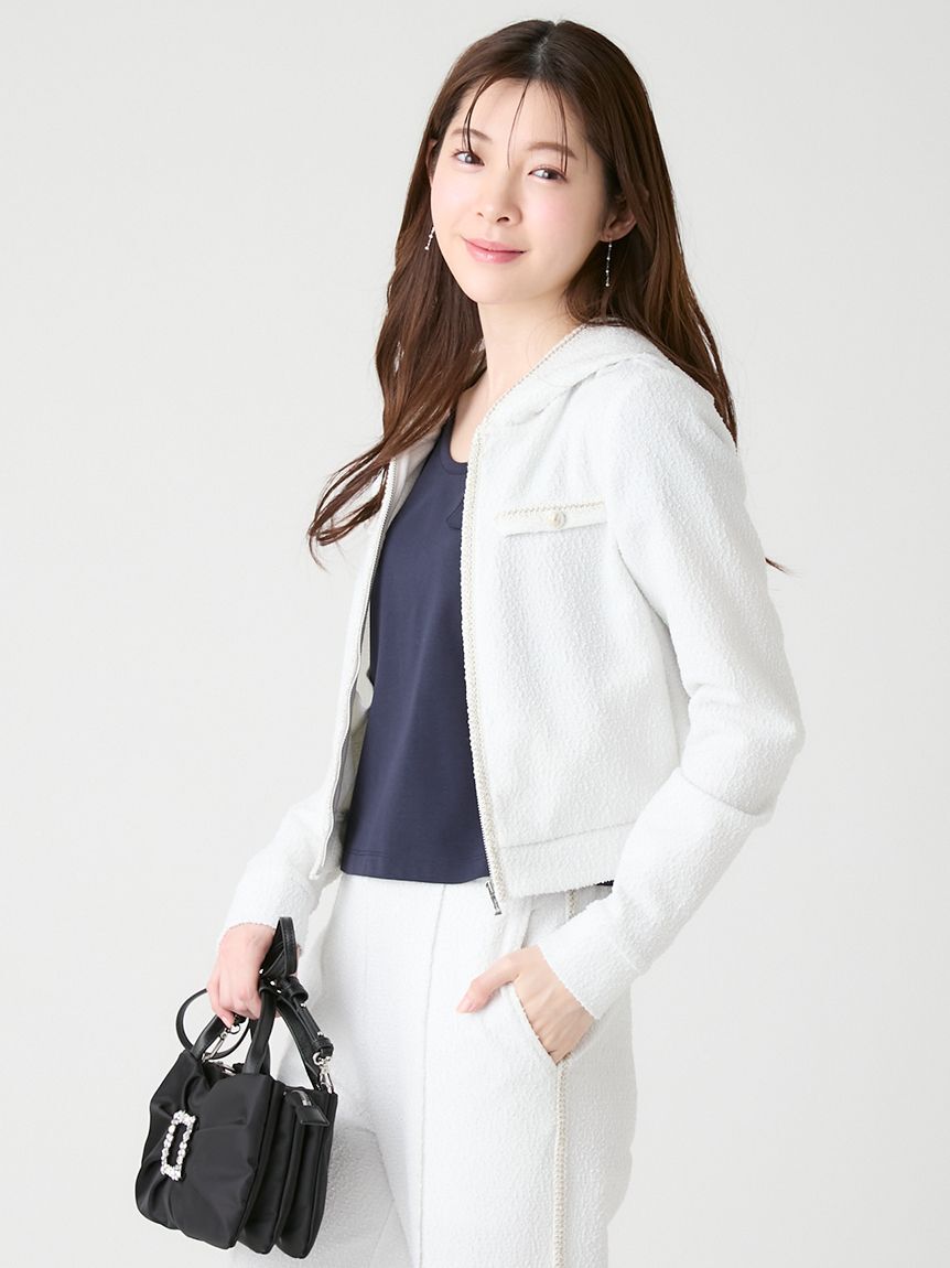 CELFORD「【UVカット】カットツイードパーカー」|アウトドア|