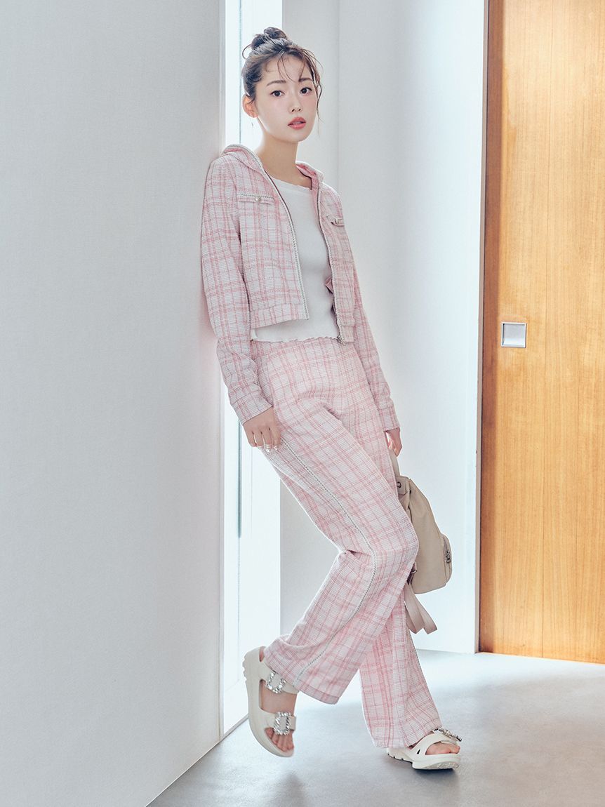 CELFORD「【UVカット】カットツイードパーカー」|アウトドア|