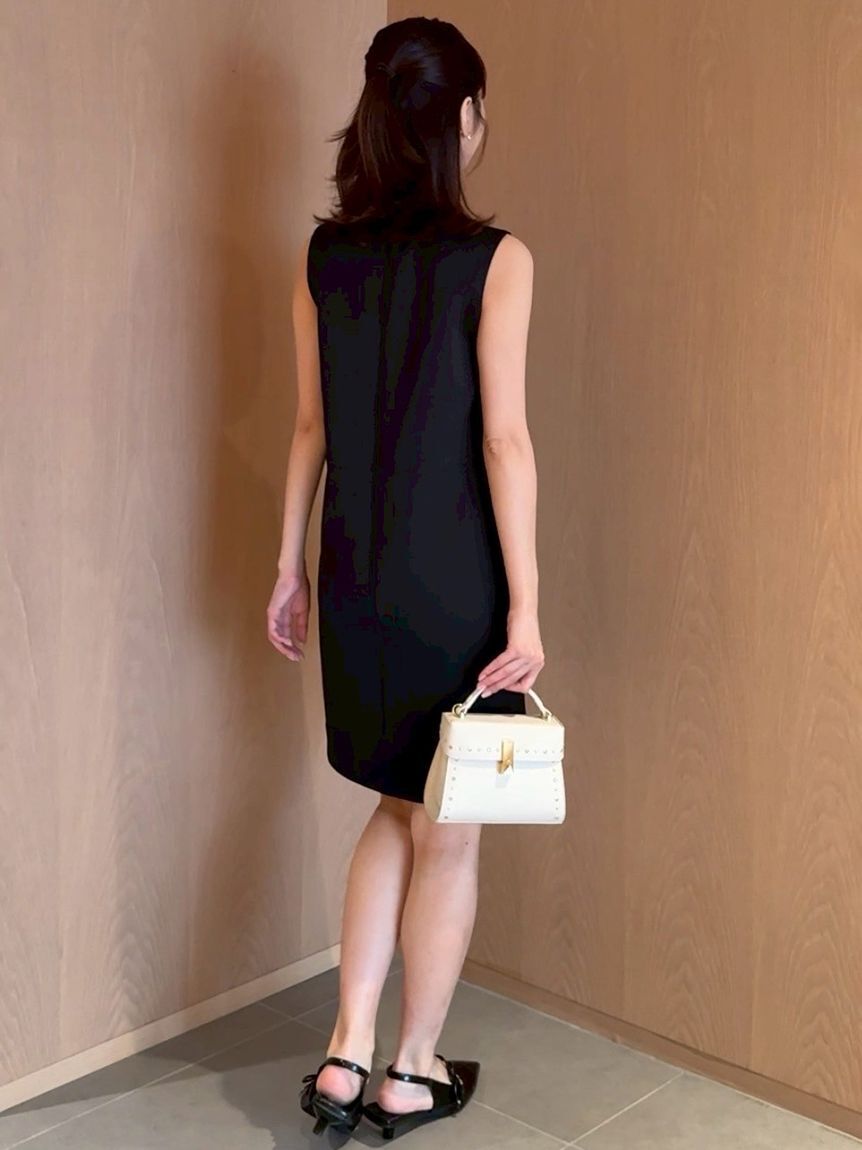 CELFORD「リボンデザイン襟付きミニワンピース」|ワンピース|