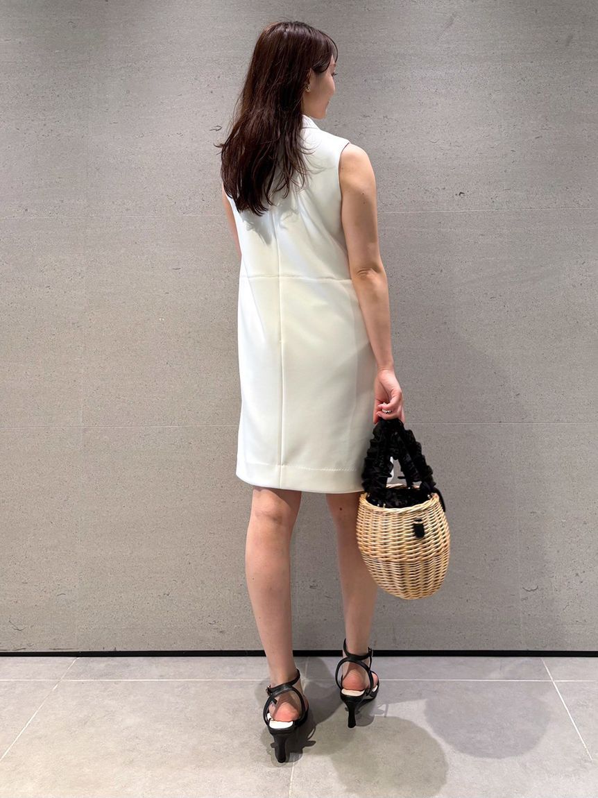 CELFORD「リボンデザイン襟付きミニワンピース」|ワンピース|