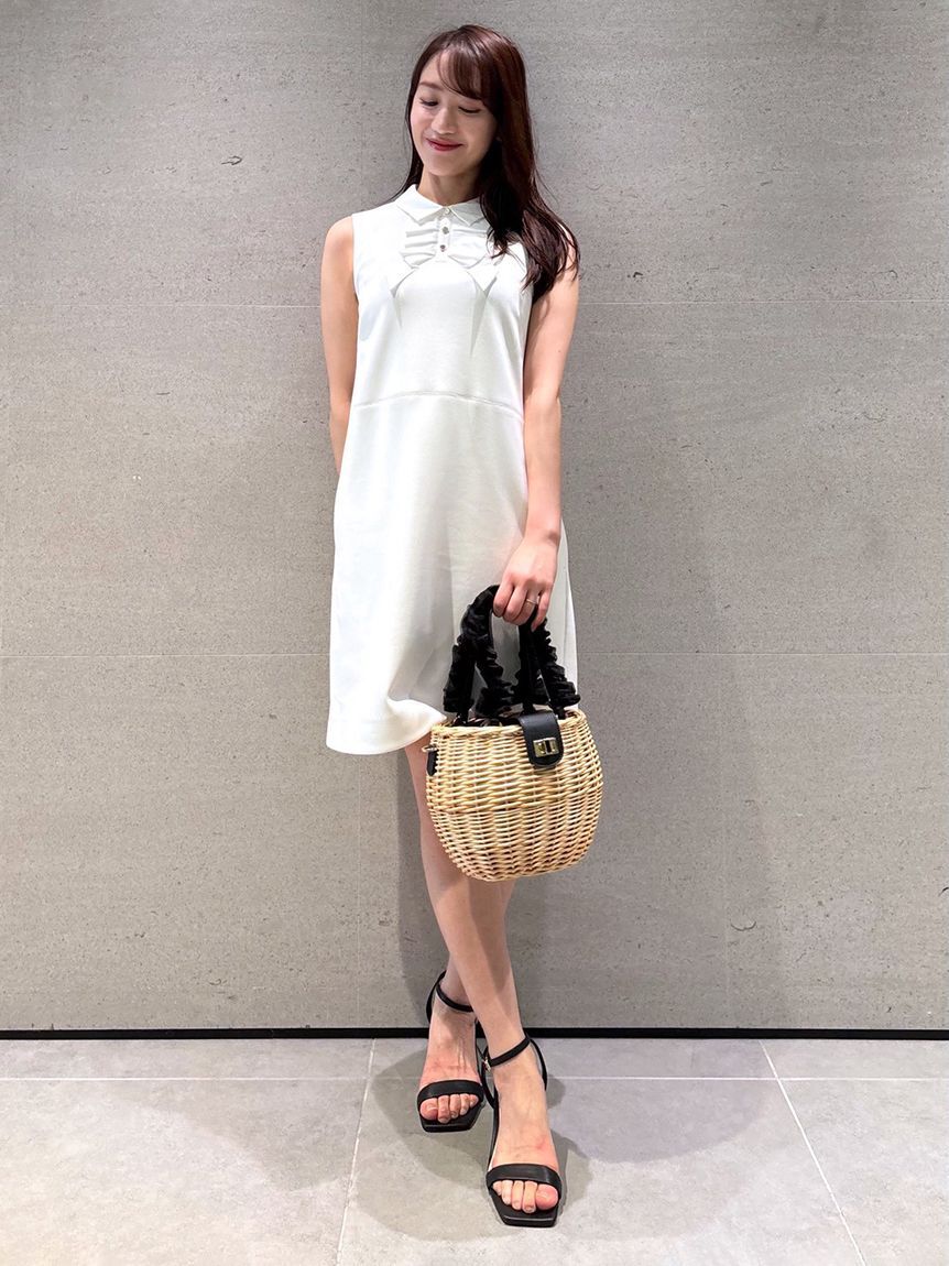 CELFORD「リボンデザイン襟付きミニワンピース」|ワンピース|