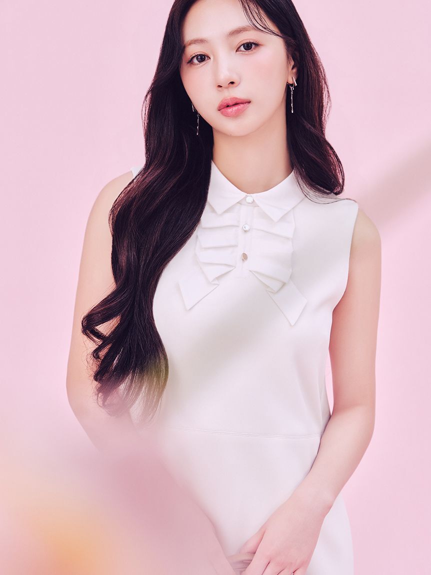 CELFORD「リボンデザイン襟付きミニワンピース」|ワンピース|