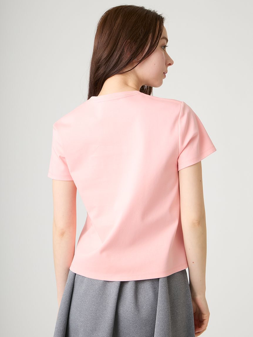 CELFORD「ロゴ刺繍リボン付きカットソー」|Tシャツ・カットソー|