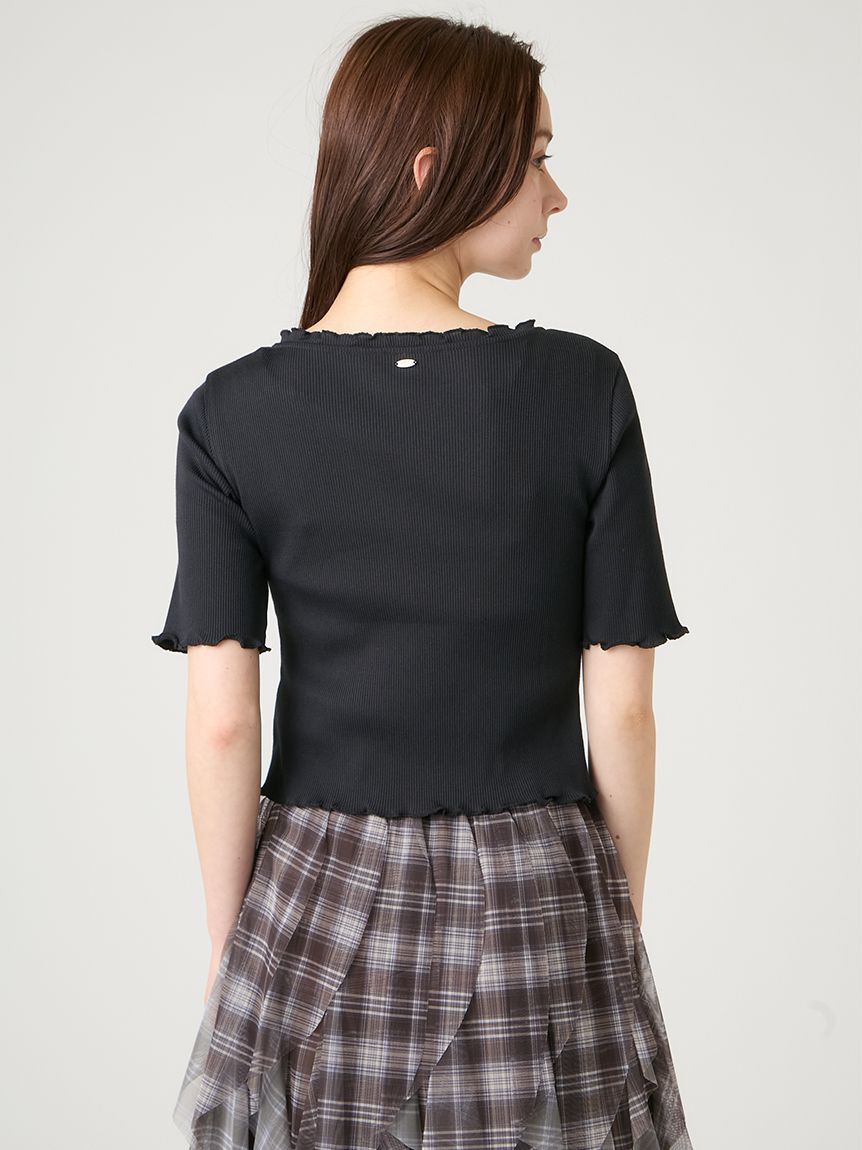 CELFORD「フリルデザインカットアンサンブル」|Tシャツ・カットソー|