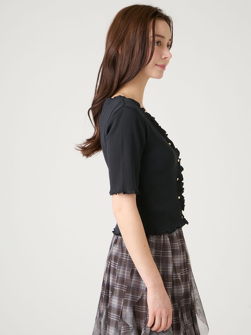 CELFORD「フリルデザインカットアンサンブル」|Tシャツ・カットソー|