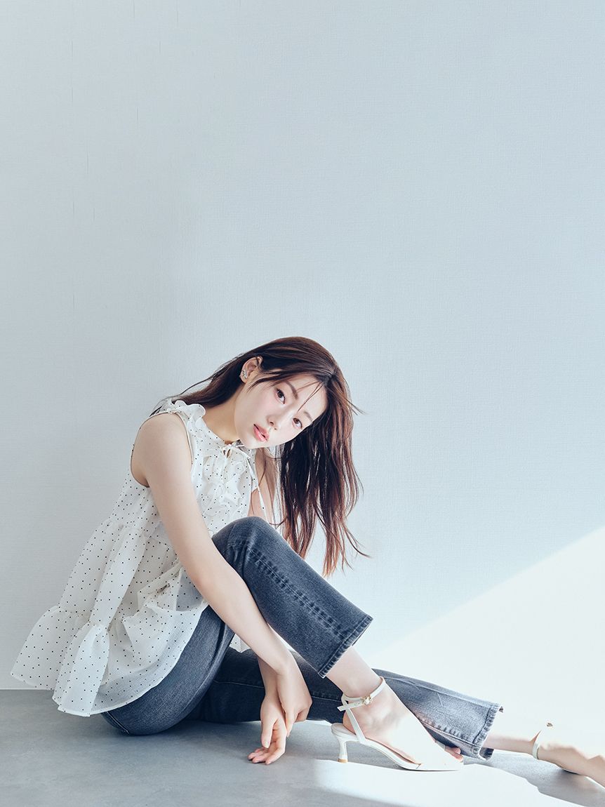 CELFORD「【WEB限定カラー】ラッフルフリルネックブラウス」|シャツ・ブラウス|