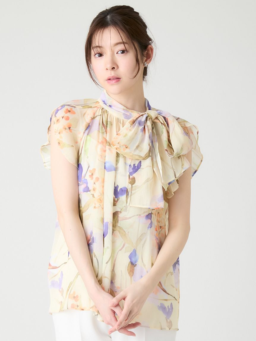 CELFORD「ペタルスリーブブラウス」|シャツ・ブラウス|YEL